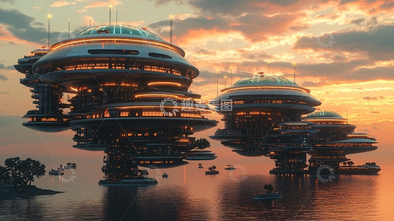 高清大图下载【趣麦麦图】未来都市