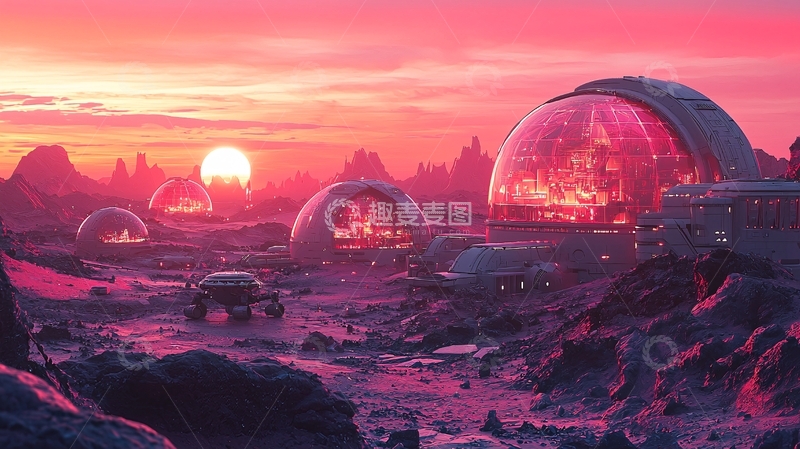 高清大图下载【趣麦麦图】火星基地7