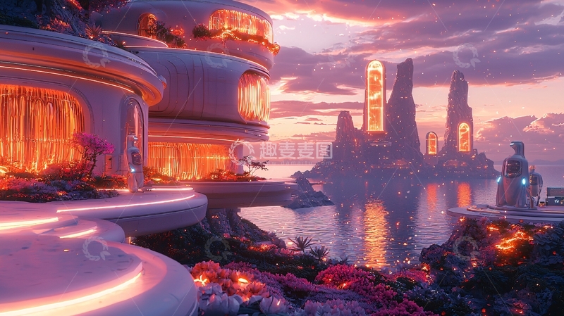 高清大图下载【趣麦麦图】未来都市