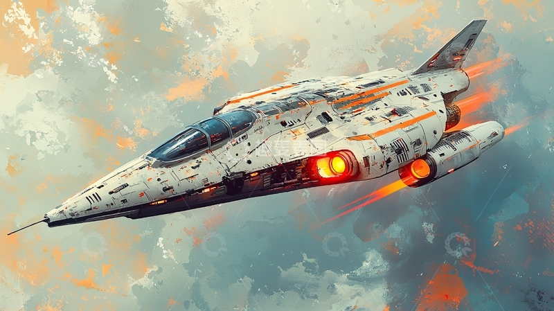 高清大图下载【趣麦麦图】未来宇宙飞船