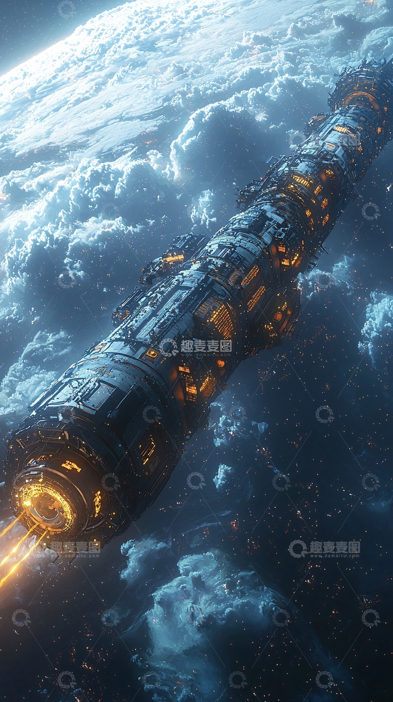 高清大图下载【趣麦麦图】宇宙飞船