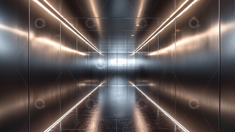高清大图下载【趣麦麦图】金属通道