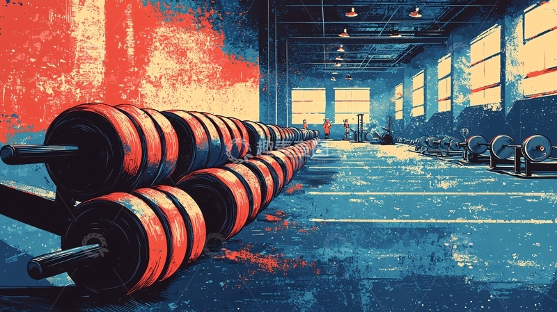 高清大图下载【趣麦麦图】健身房器材