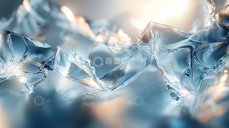 高清大图下载【趣麦麦图】冰块特写