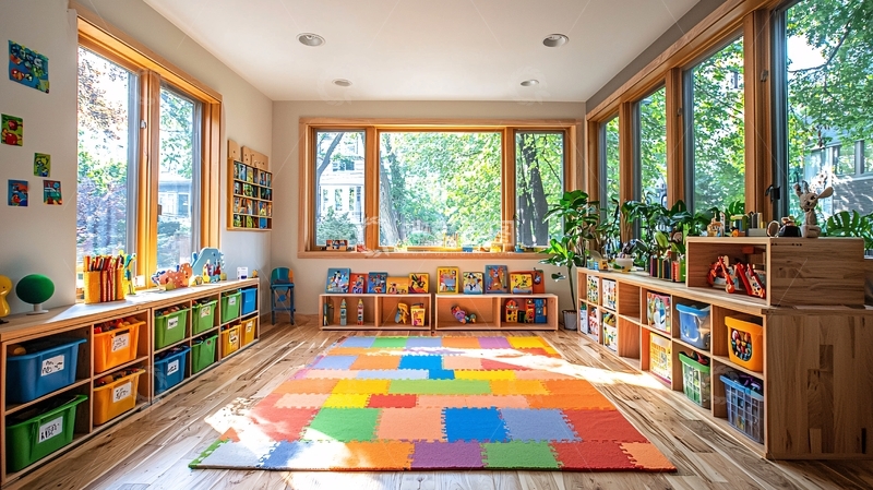 明亮温暖儿童房