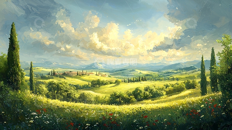 高清大图下载【趣麦麦图】田园风光316