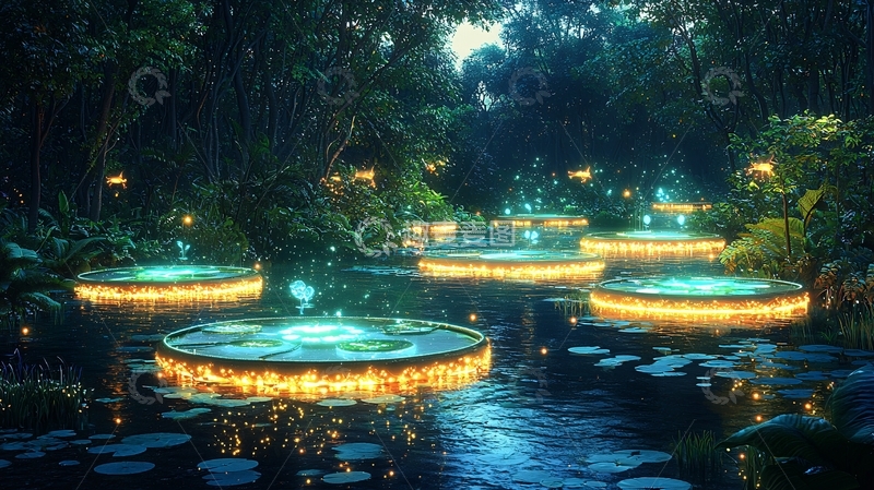 高清大图下载【趣麦麦图】梦幻森林