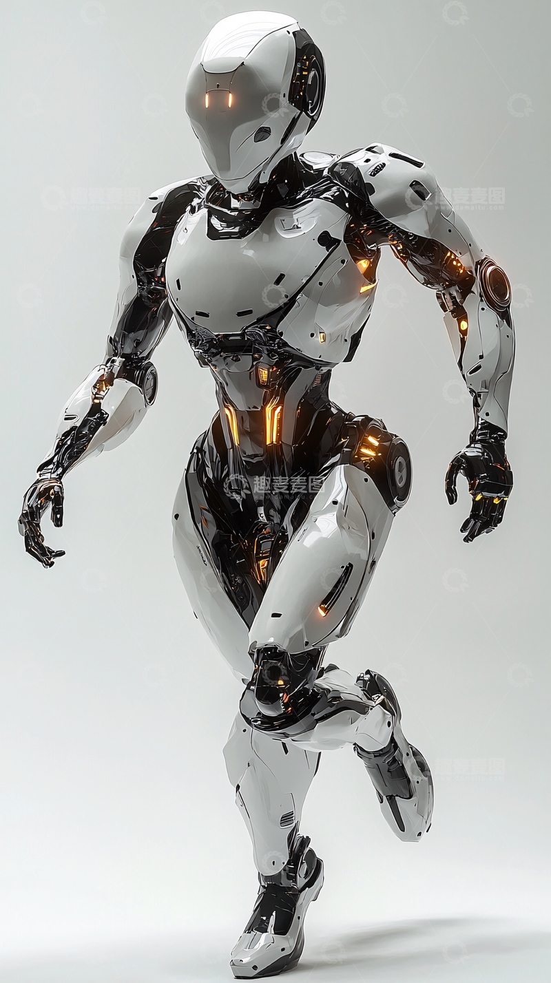 高清大图下载【趣麦麦图】未来感机器人