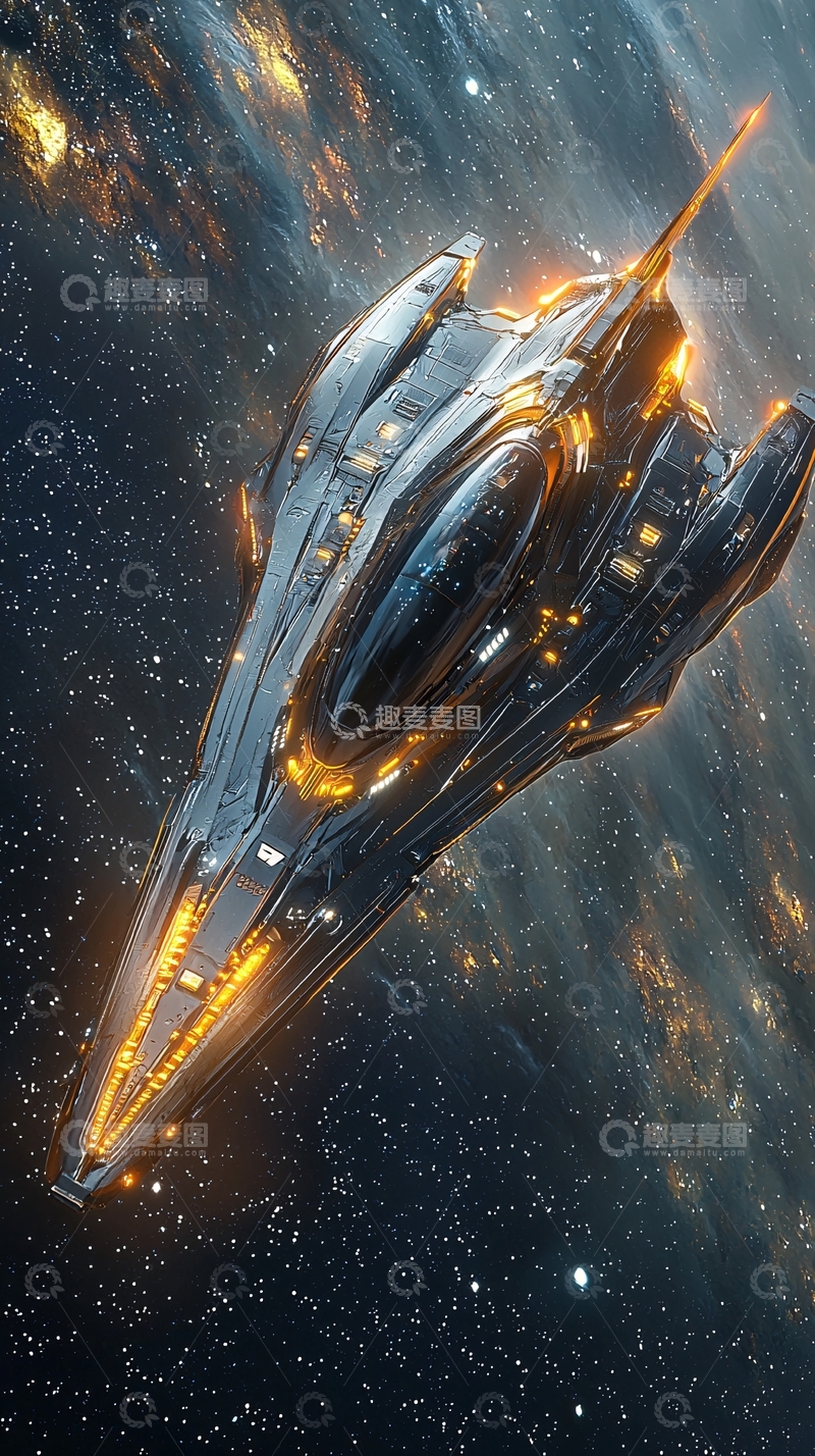 高清大图下载【趣麦麦图】宇宙飞船