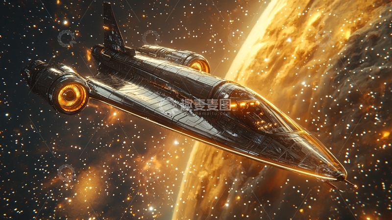 高清大图下载【趣麦麦图】宇宙飞船