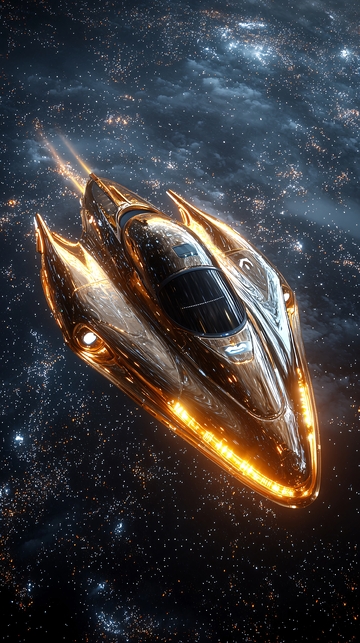 金色宇宙飞船
