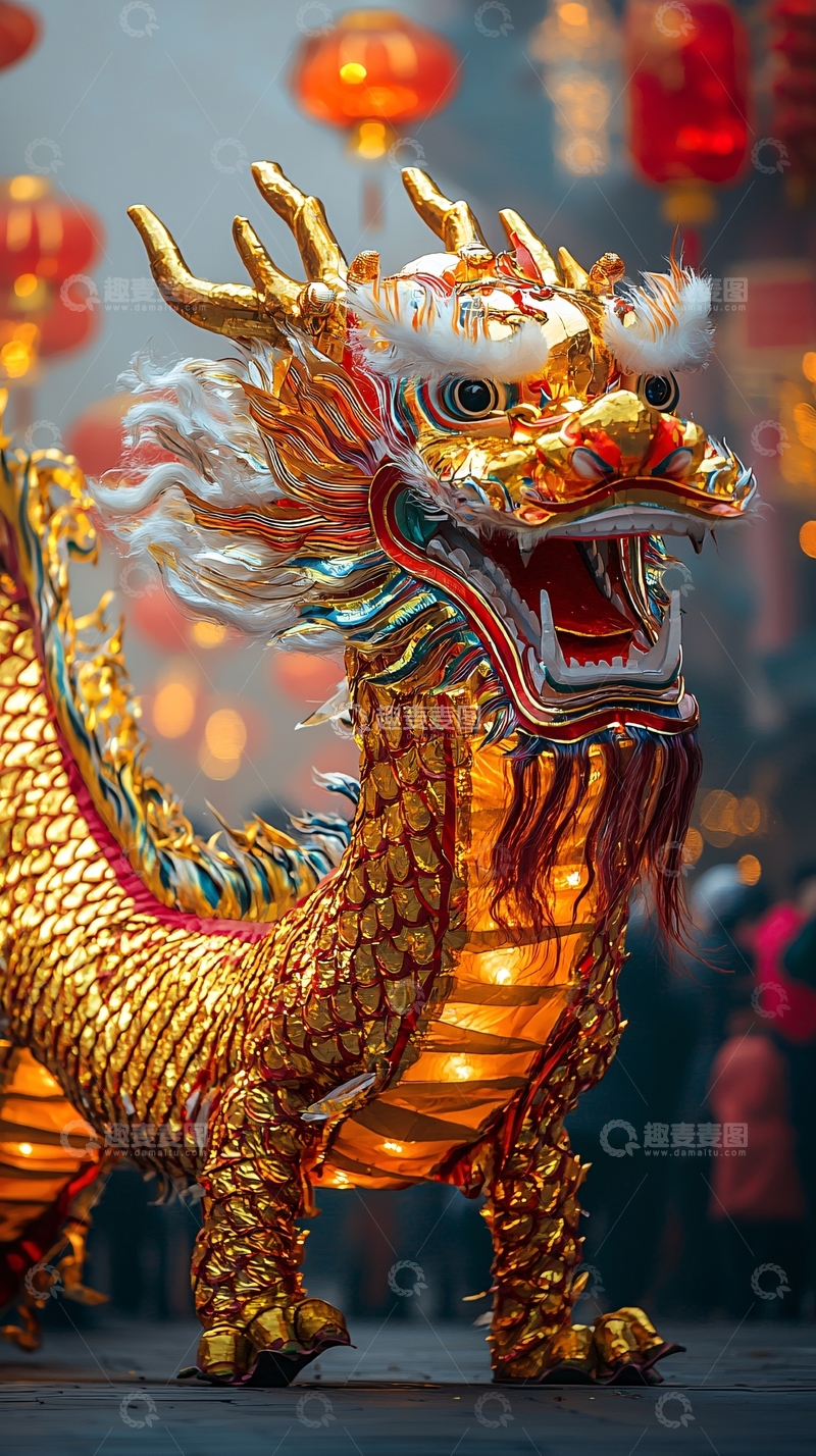 高清大图下载【趣麦麦图】金龙