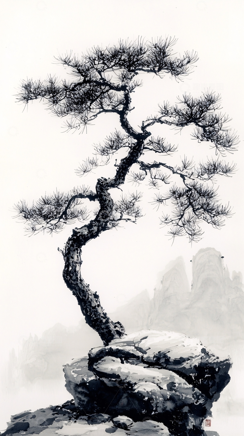 高清大图下载【趣麦麦图】水墨画