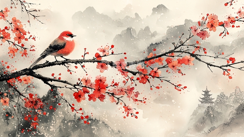 高清大图下载【趣麦麦图】水墨画