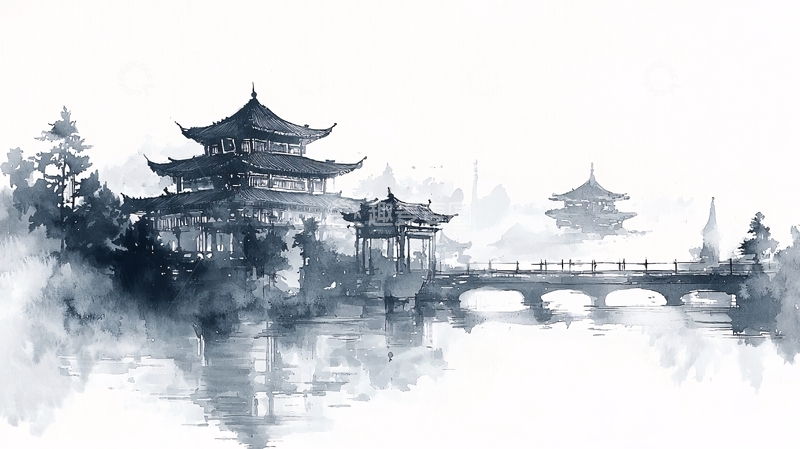 高清大图下载【趣麦麦图】水墨画