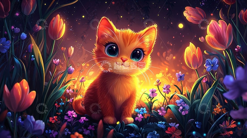 高清大图下载【趣麦麦图】小猫