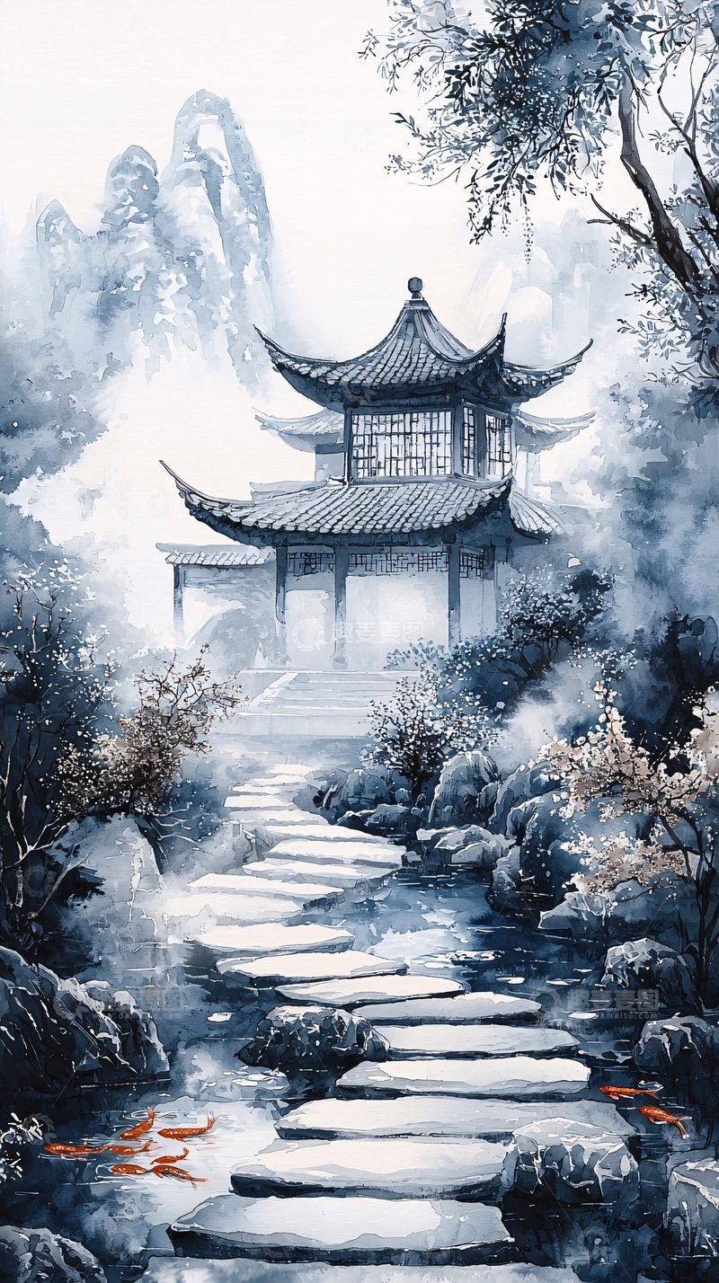 高清大图下载【趣麦麦图】水墨画