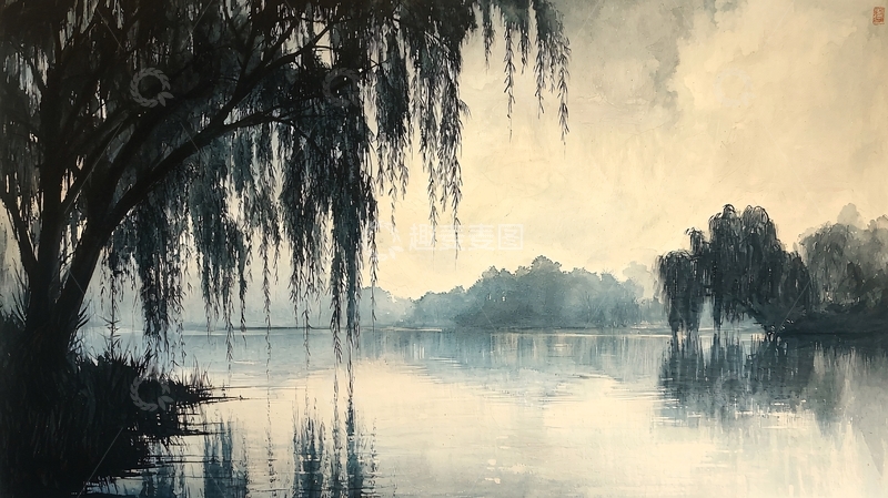 高清大图下载【趣麦麦图】水墨画