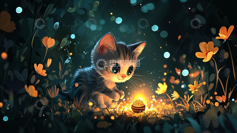 高清大图下载【趣麦麦图】小猫