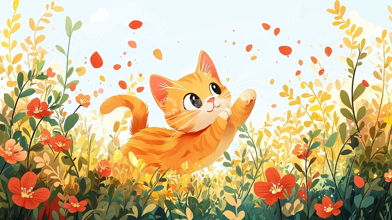 高清大图下载【趣麦麦图】橙色小猫