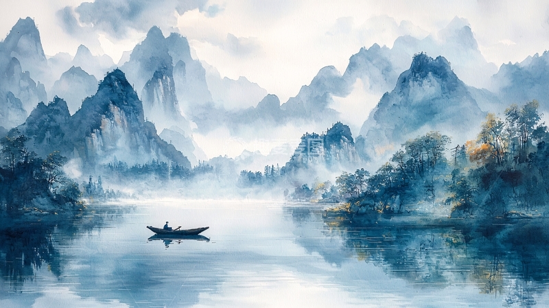 高清大图下载【趣麦麦图】水墨画