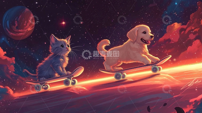 高清大图下载【趣麦麦图】太空