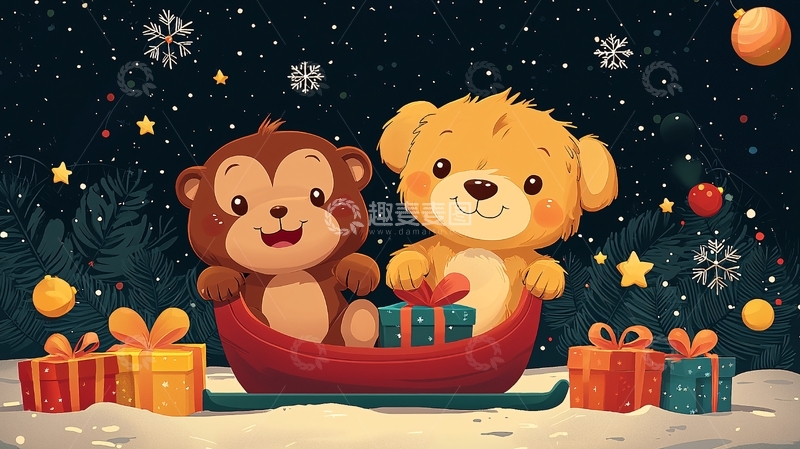 高清大图下载【趣麦麦图】圣诞节