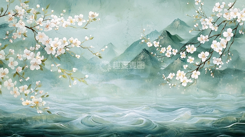 高清大图下载【趣麦麦图】水墨山水