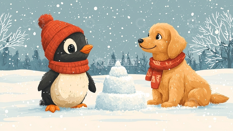 高清大图下载【趣麦麦图】冬天