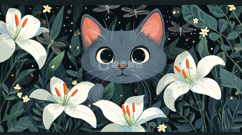 高清大图下载【趣麦麦图】猫咪