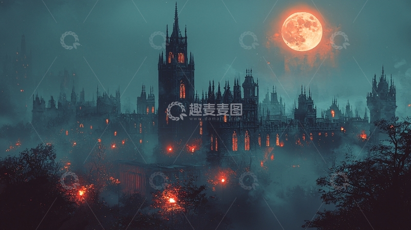 高清大图下载【趣麦麦图】哥特式建筑