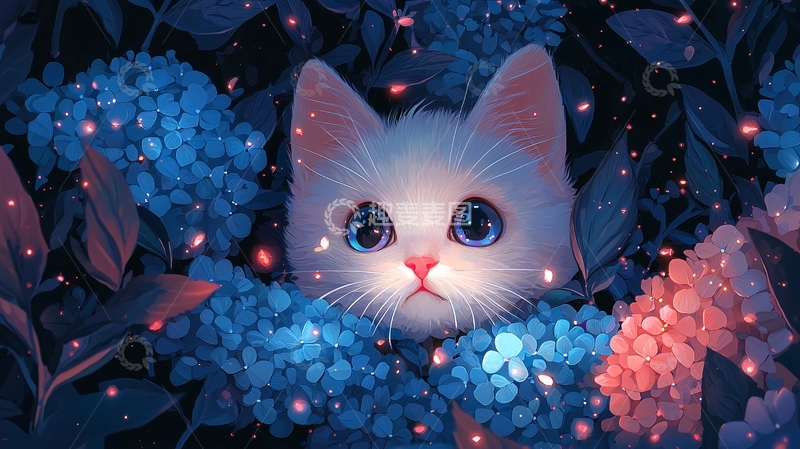 高清大图下载【趣麦麦图】小猫