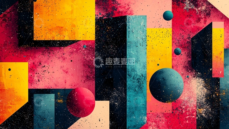 高清大图下载【趣麦麦图】抽象几何