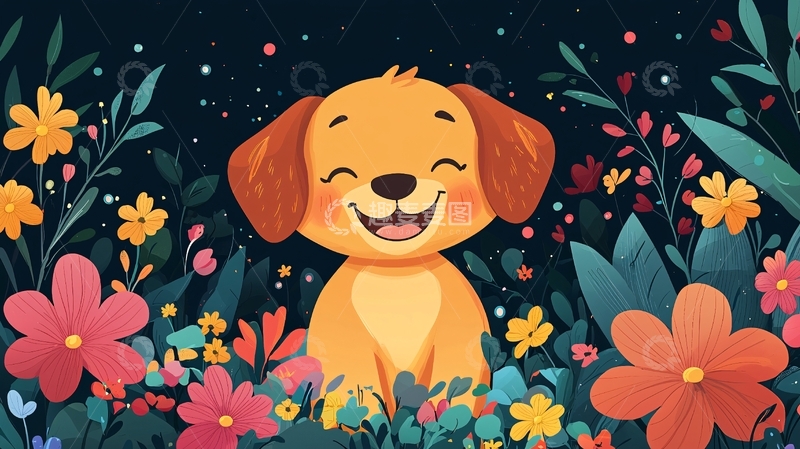 高清大图下载【趣麦麦图】小狗