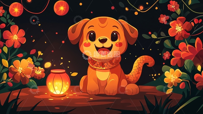 高清大图下载【趣麦麦图】可爱的小狗