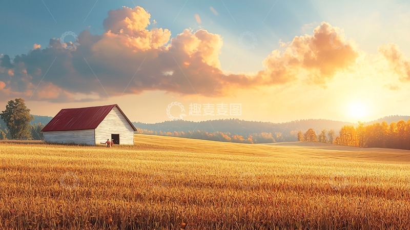 高清大图下载【趣麦麦图】田园风光318