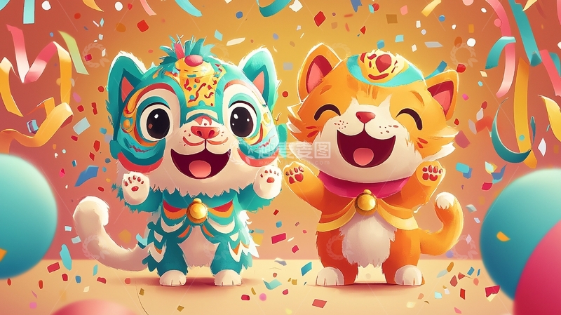 高清大图下载【趣麦麦图】萌宠卡通