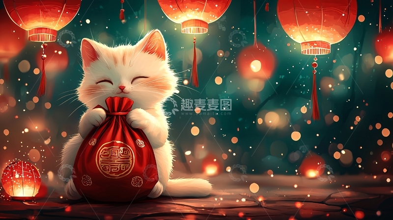 高清大图下载【趣麦麦图】萌猫