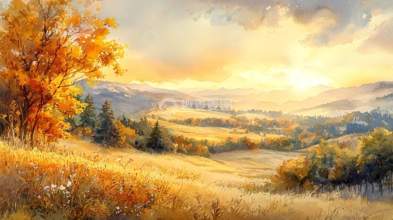 高清大图下载【趣麦麦图】秋日田园风光58