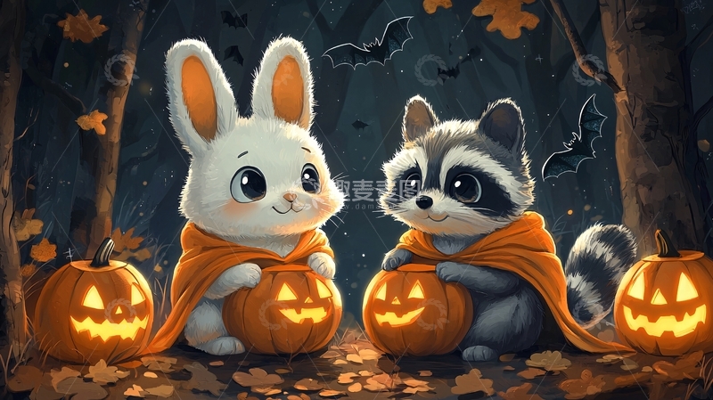 高清大图下载【趣麦麦图】卡通兔子