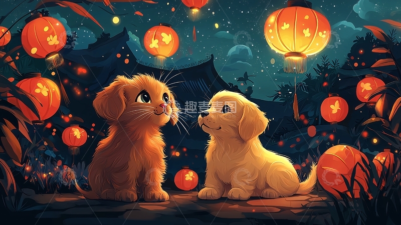 高清大图下载【趣麦麦图】夜晚