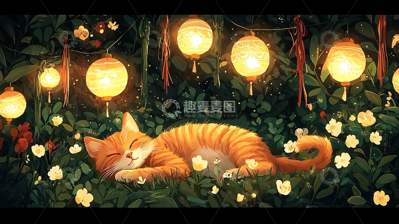 高清大图下载【趣麦麦图】橘猫