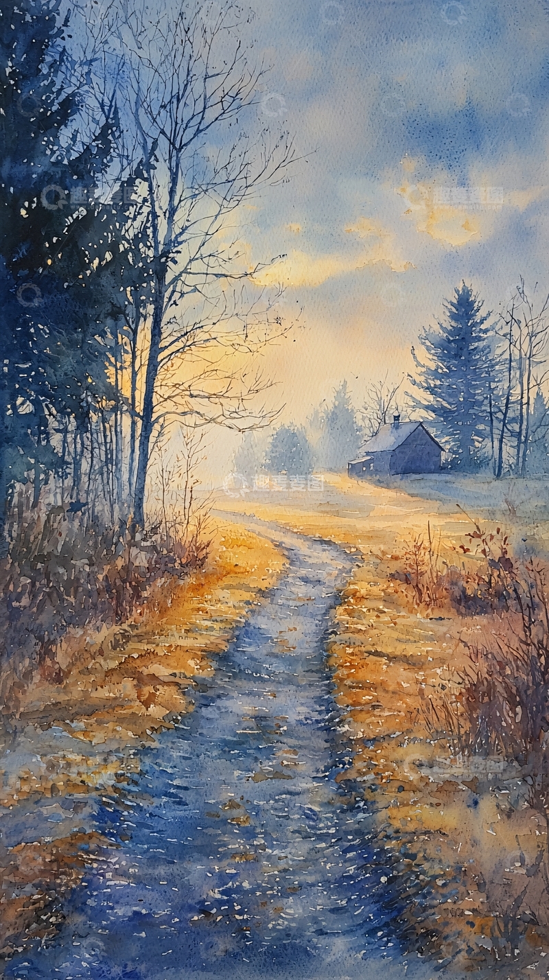 高清大图下载【趣麦麦图】水彩画