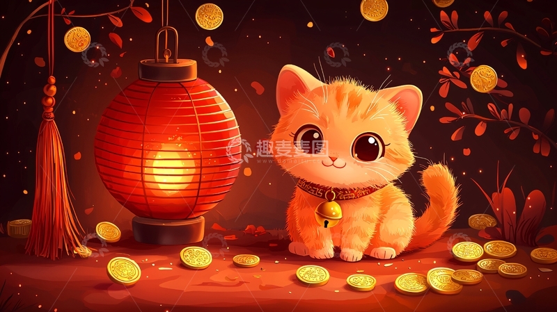 高清大图下载【趣麦麦图】萌宠小猫