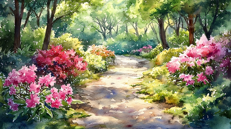 高清大图下载【趣麦麦图】森林小路