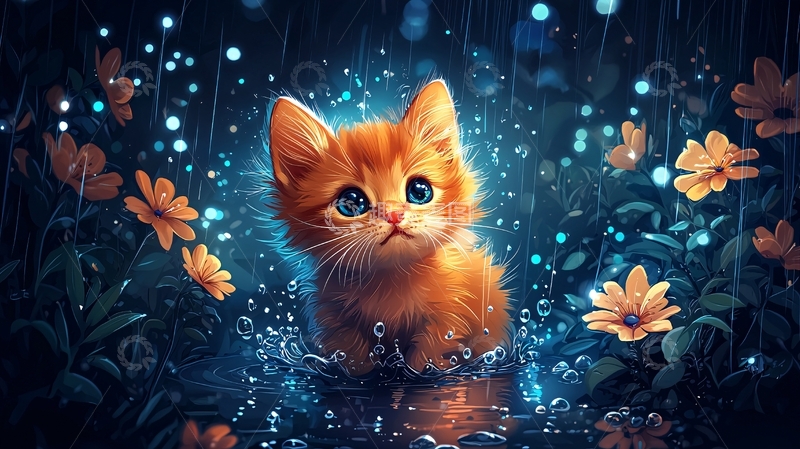 高清大图下载【趣麦麦图】小猫