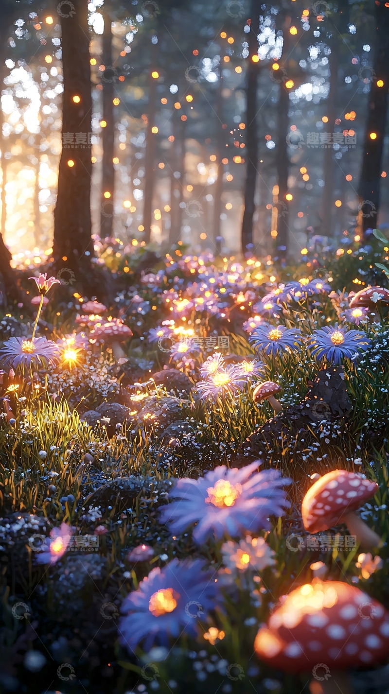 高清大图下载【趣麦麦图】梦幻森林