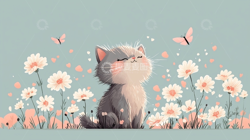 高清大图下载【趣麦麦图】小猫