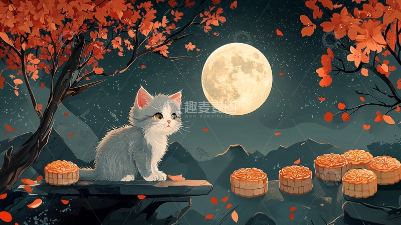 高清大图下载【趣麦麦图】中秋节