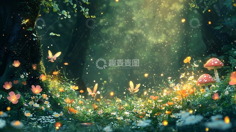 高清大图下载【趣麦麦图】梦幻森林